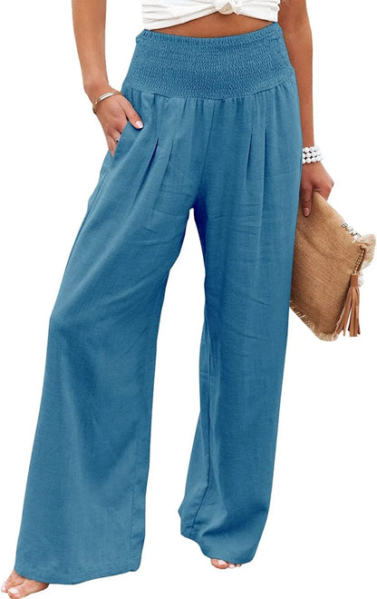 H&M linnen broek dames voor zomerse outfits – Trendy en luchtig
