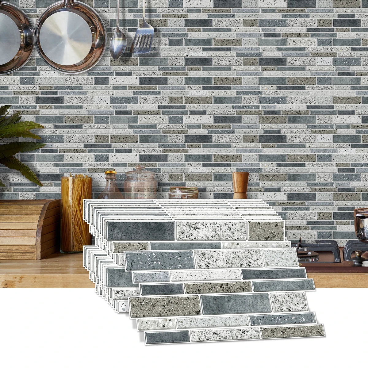 Badkamer mozaiek tegels met structuur – Antislip en chic