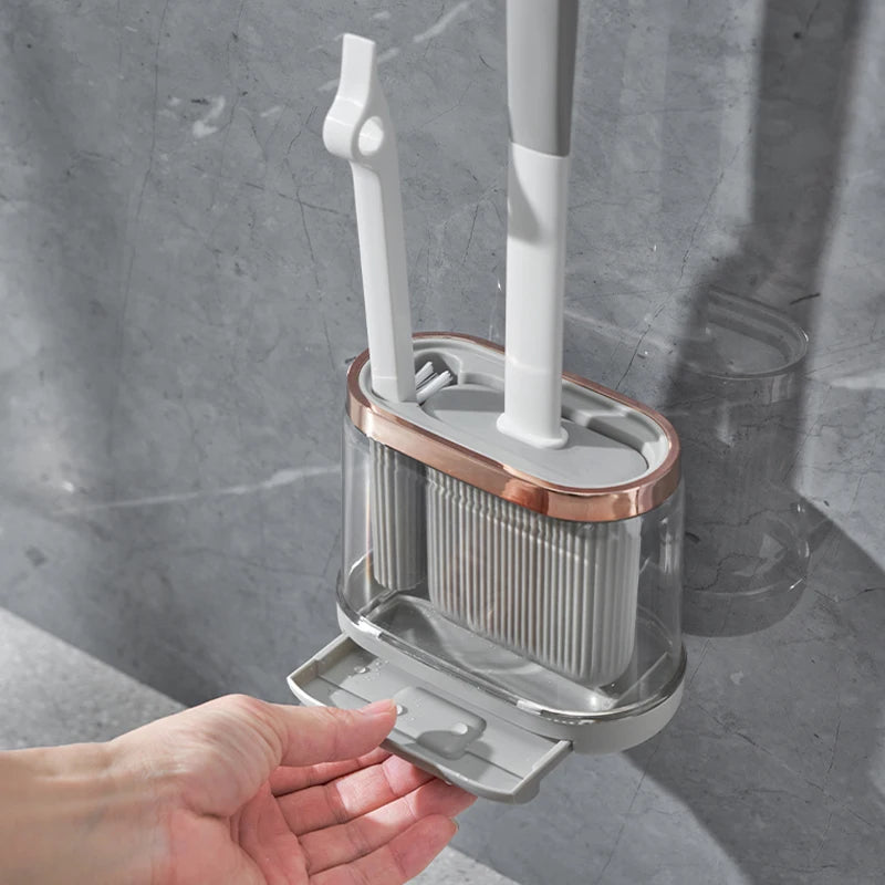 Design WC borstel zwart goud – Chic en opvallend