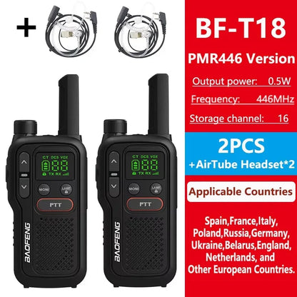 Alecto walkie talkies met helder geluid