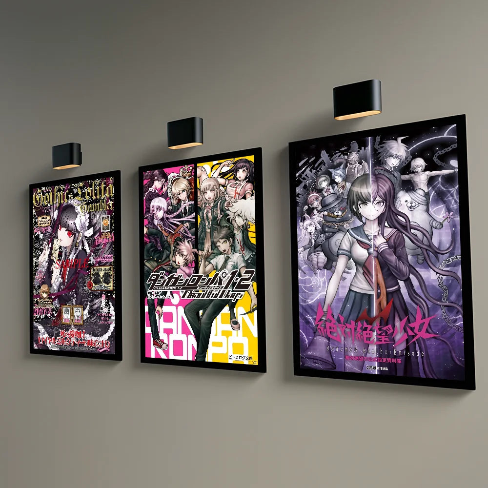 Woonkamer poster met rustgevende kleuren