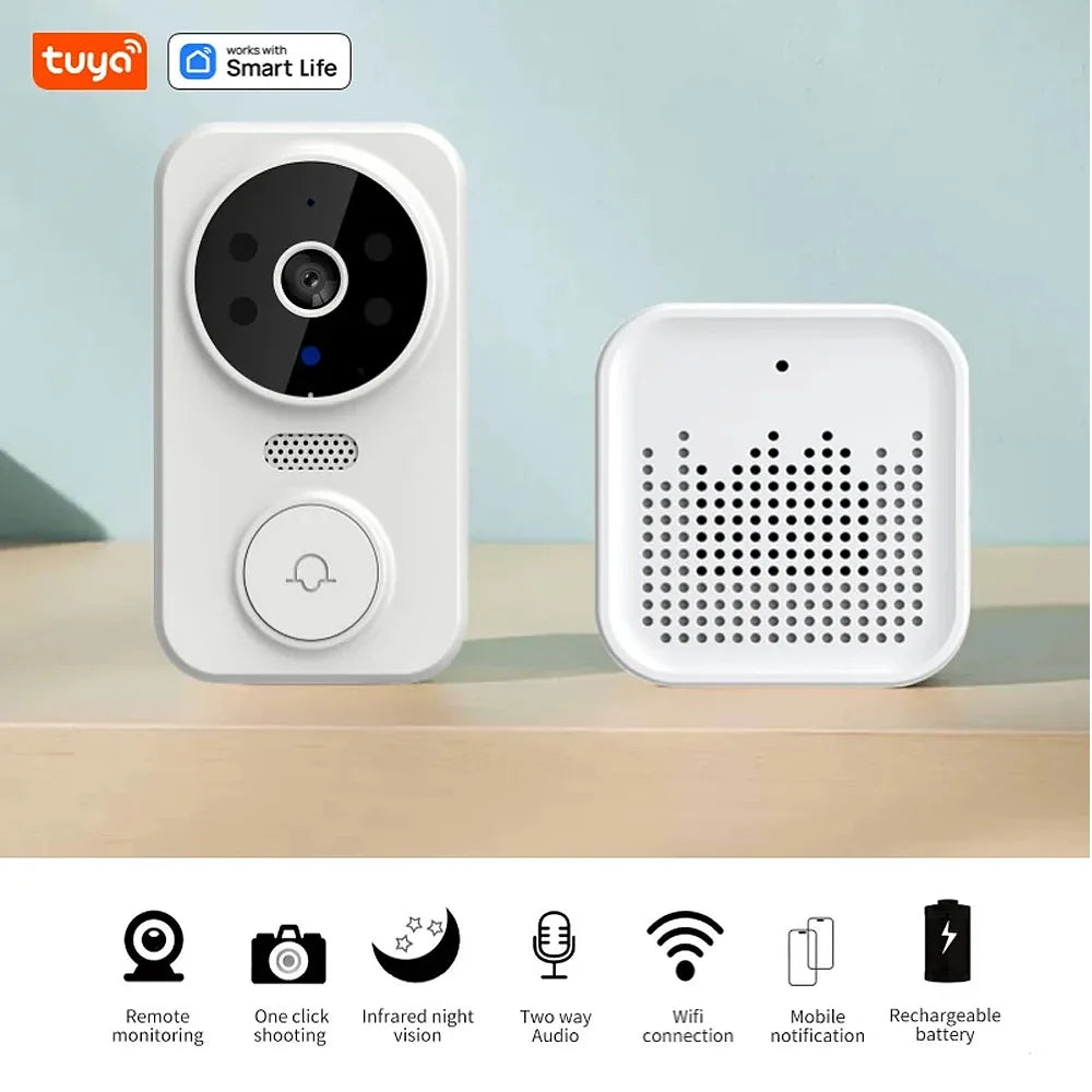 Deurbel met video en wifi-connectie – Directe notificaties