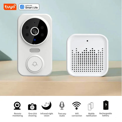 Deurbel met video en wifi-connectie – Directe notificaties