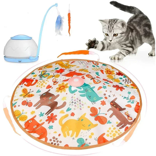Kattenspeelgoed Action met licht en geluid – Dubbele stimulans