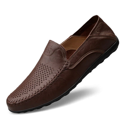Luchtige heren schoenen met geweven details