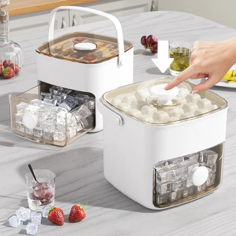 KitchenBrothers ice cube machine met 2 liter reservoir