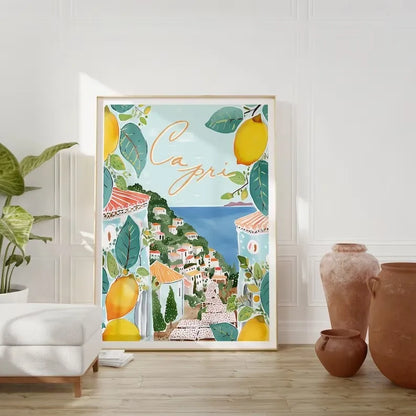 Poster van natuur en bergen