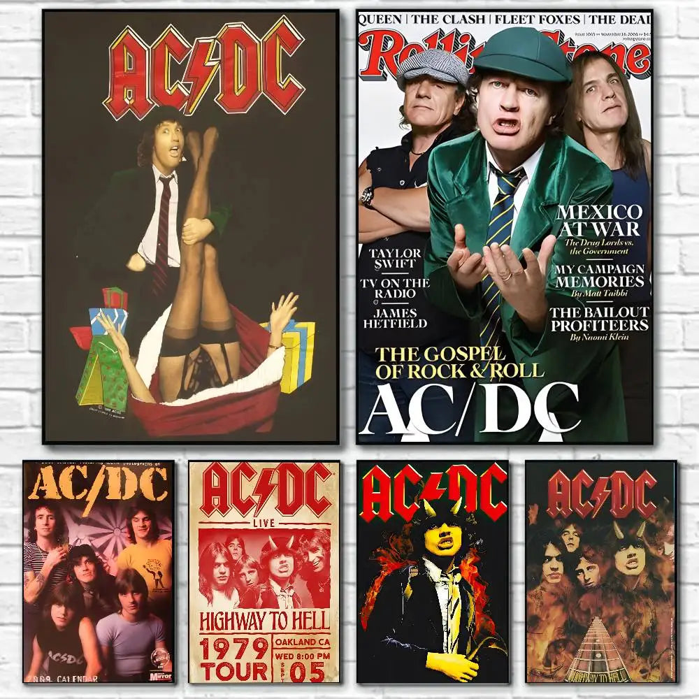 Posters - AC/DC Collectie voor Muziekliefhebbers – moloo.nl