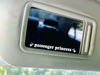 Auto stickers - Passenger Princess design voor persoonlijke uitstraling