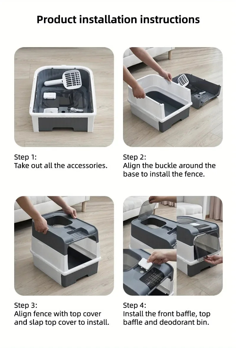 Kattenbak Action basic model – Voor elke kat