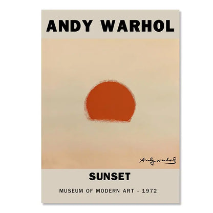 Poster in beige en zandtinten