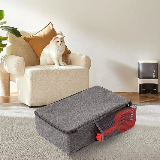 Mooie kattenbak met marmerlook – Luxe voor je huisdier