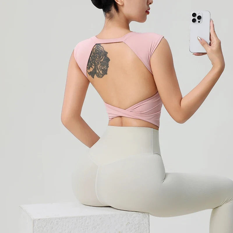 Trendy yoga set met modieuze fit