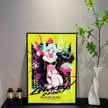 Kinderposter met vrolijke kleuren