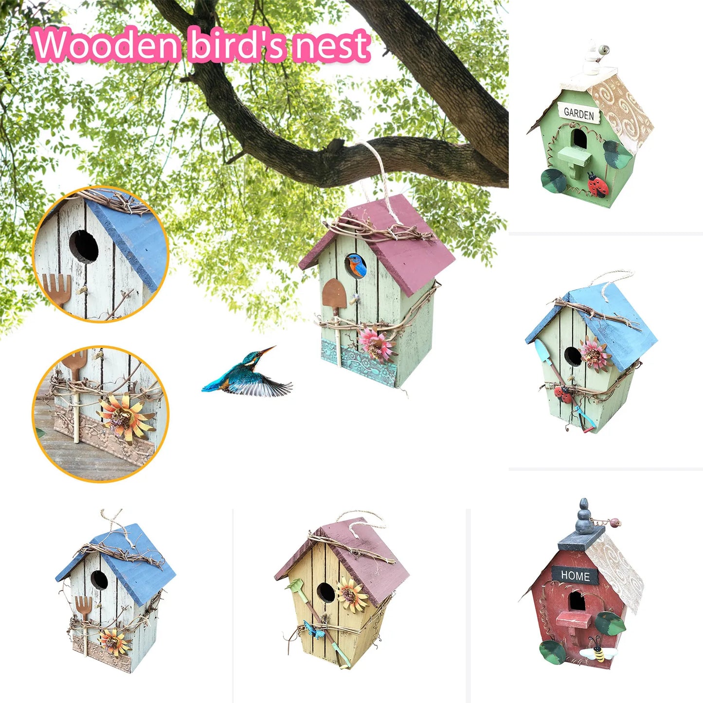 Vogelhuisje kopen als seizoensdecoratie – Functioneel en feestelijk