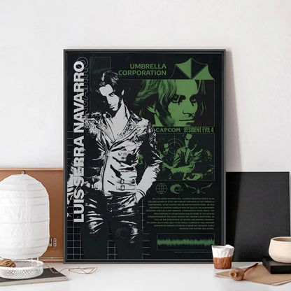 Vintage wereldkaart poster