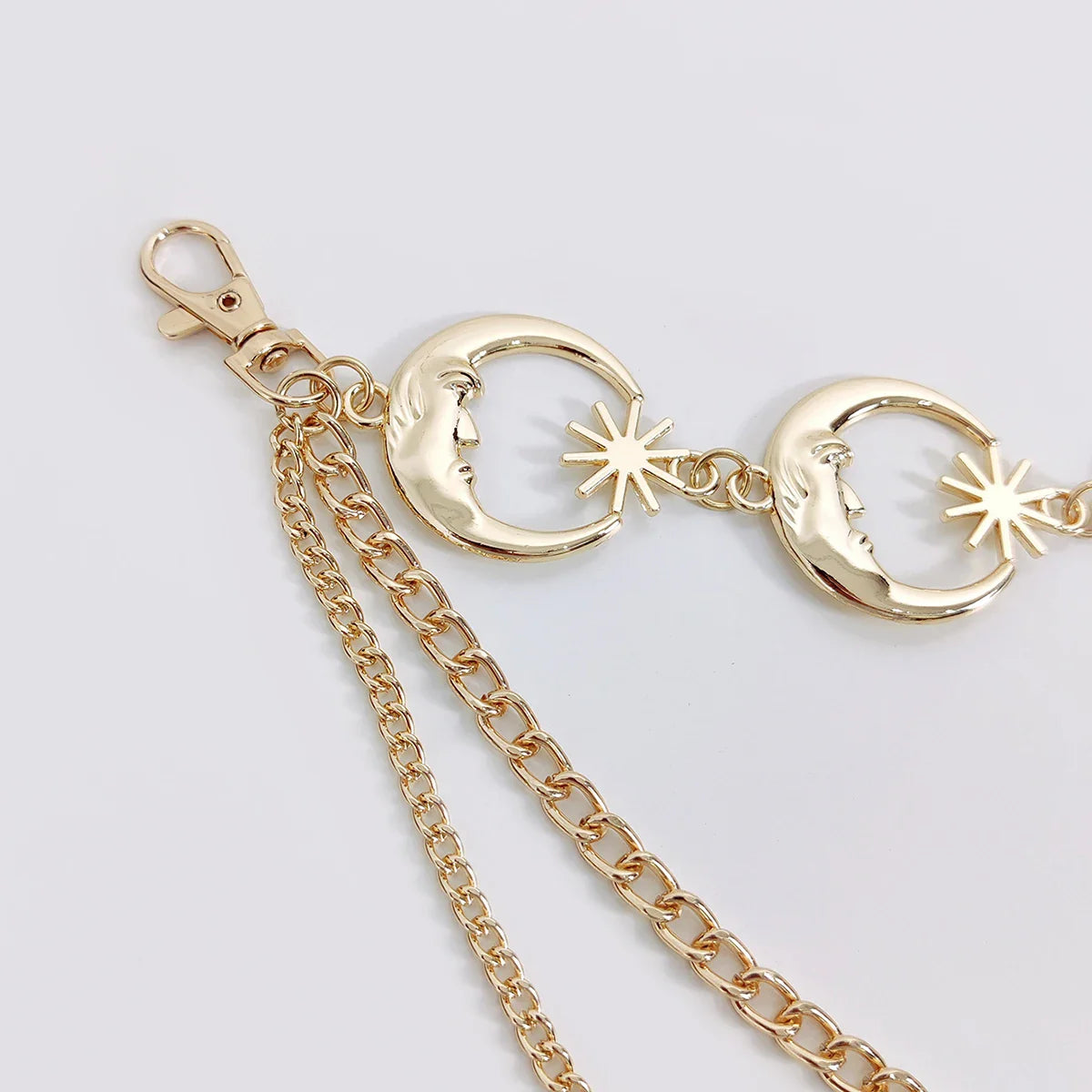Moderne riem dames met geometrische gesp