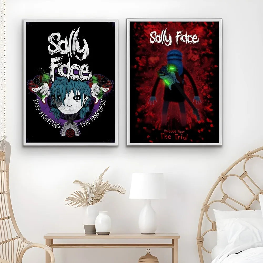 Poster met botanisch motief