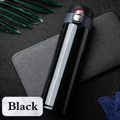 Thermosfles met fliptop – Snelle toegang tot je drankje