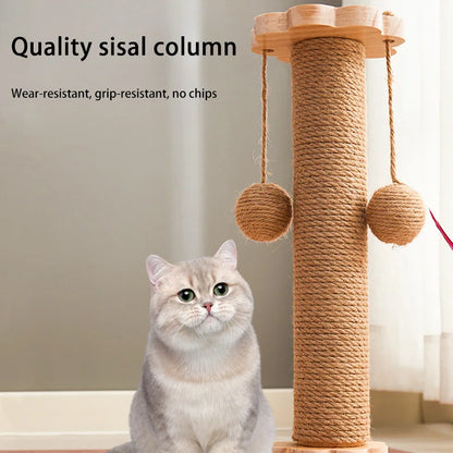 Design krabpaal met speelelementen – Voor slimme katten