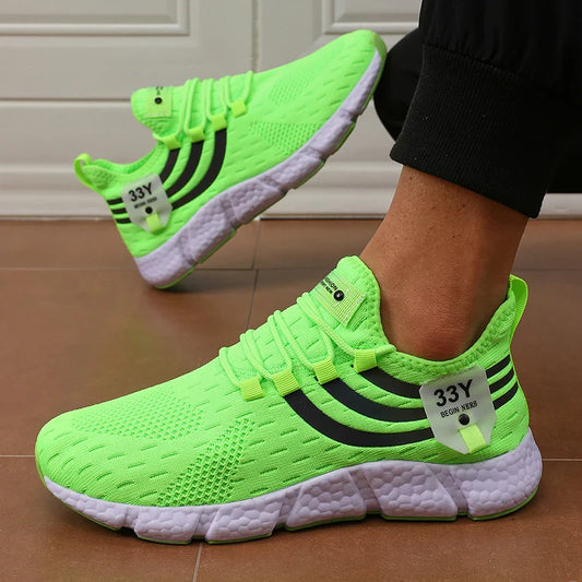 Lichtgewicht heren sneakers in sportieve look