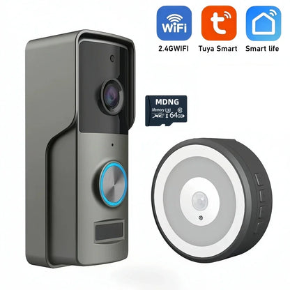 Deurbel met video en wifi voor directe streaming