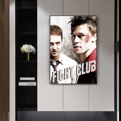 Poster met illustratie van koffie of wijn