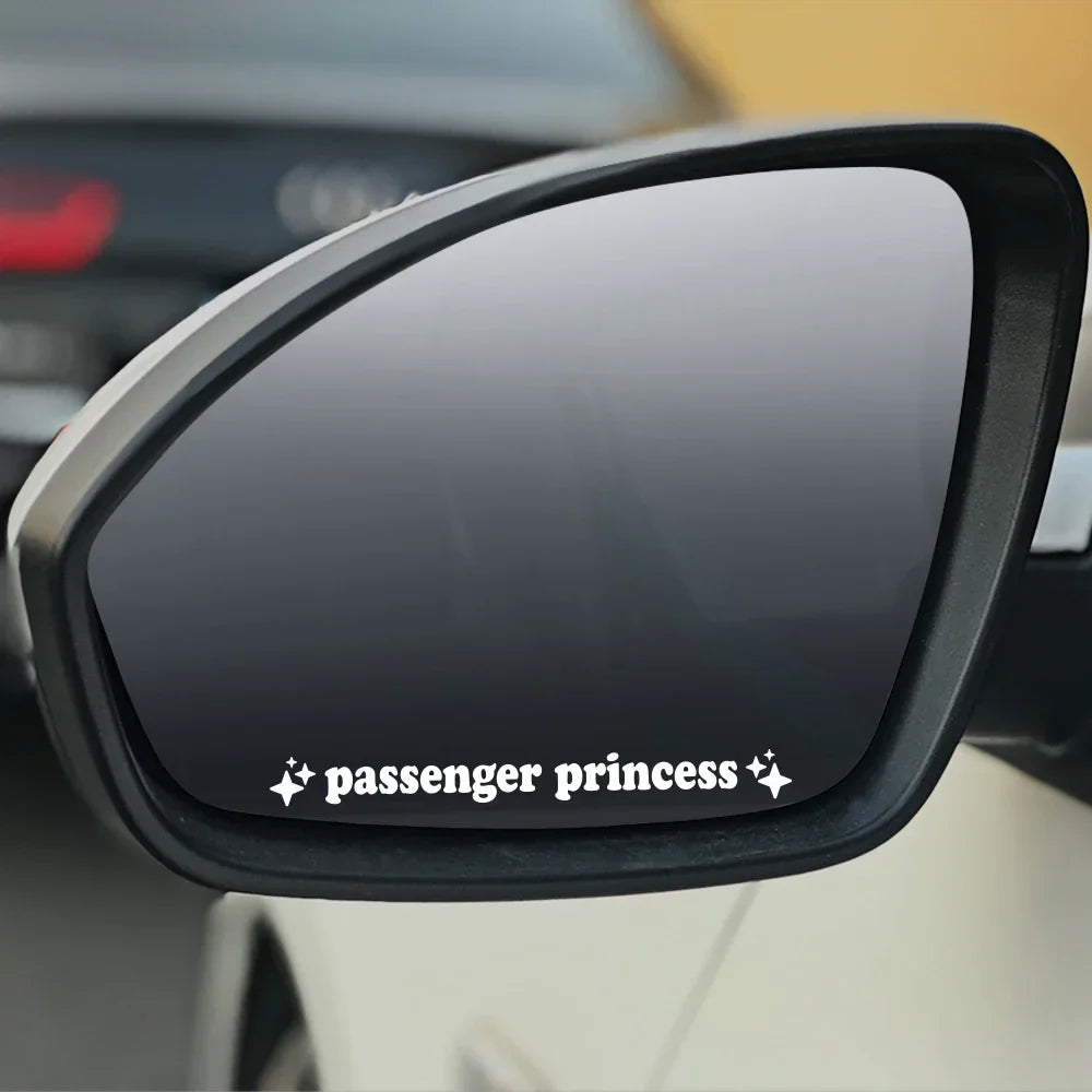 Auto stickers - Passenger Princess design voor persoonlijke uitstraling