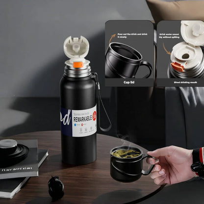 Thermosfles met koele buitenkant – Geen brandgevaar