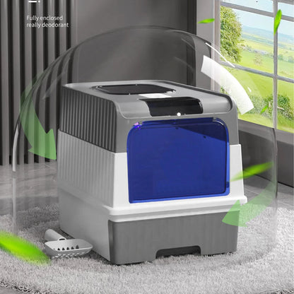 Pets Place kattenbak met kap – Voor privacy en netheid