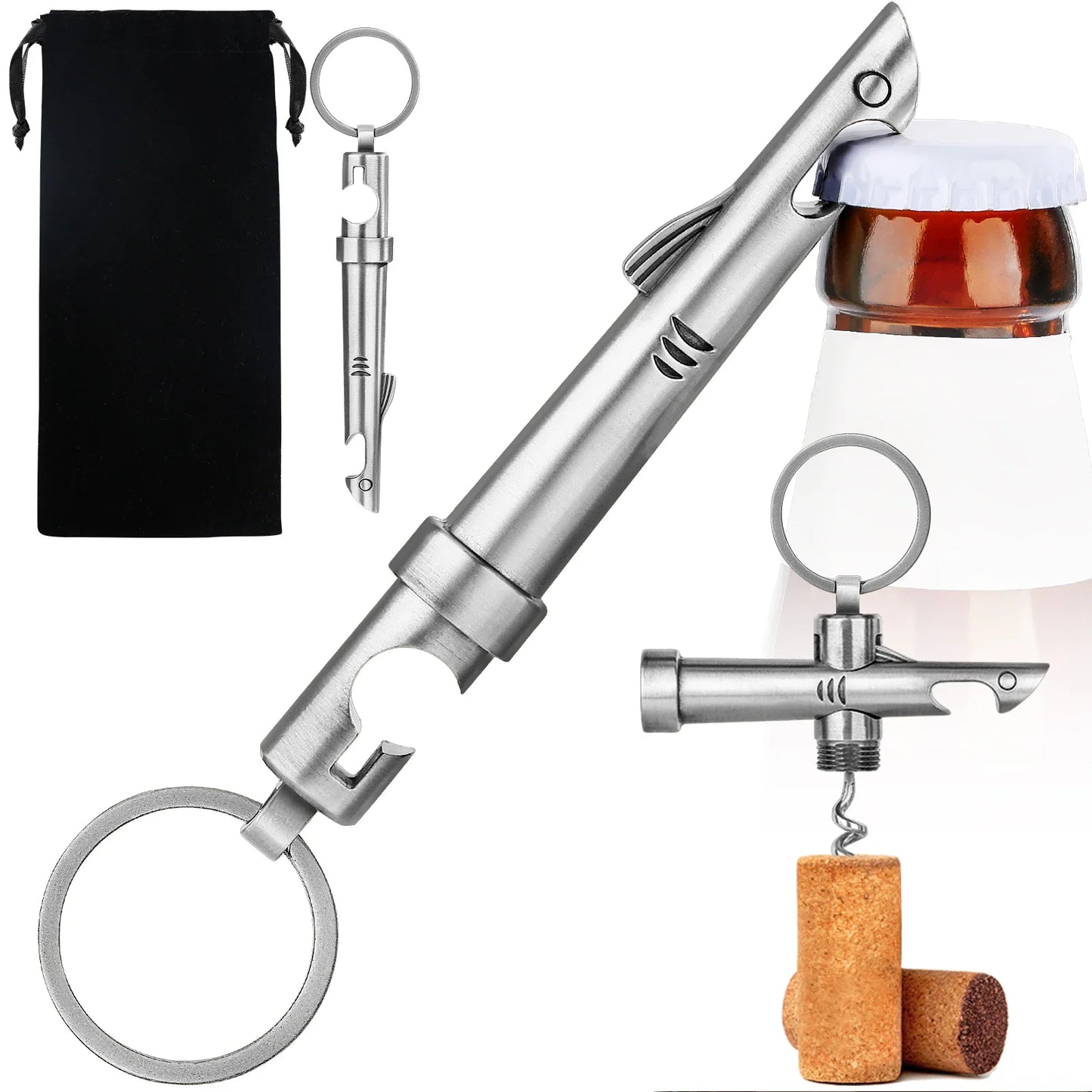 Laguiole flessenopener met kurkentrekker – Multifunctioneel