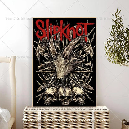Vintage posters met textiellook