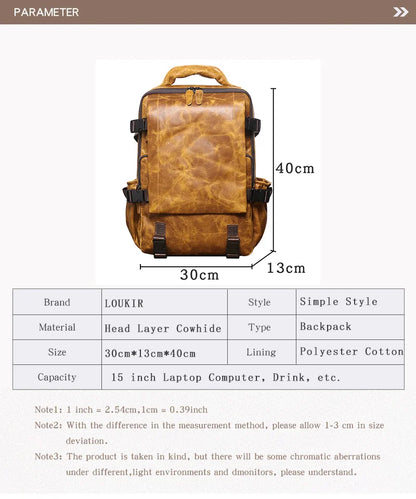 Rugzak als handbagage met organizer binnenin