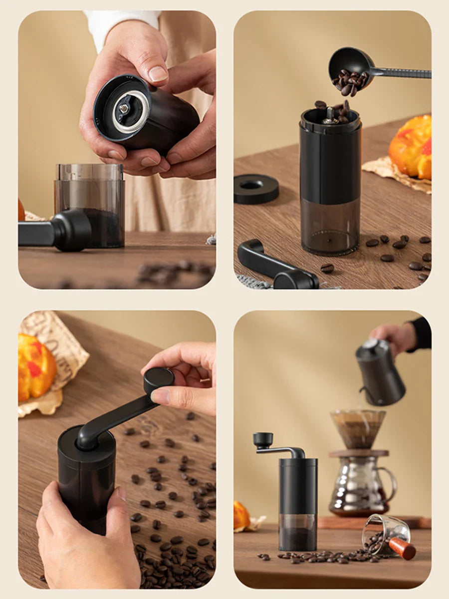 Koffiewaar met glazen server en hittebestendig handvat