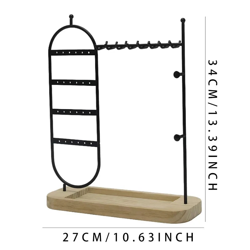 Zwevend sieradenrek voor muur – Minimalistisch en netjes