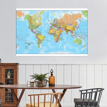 Vintage wereldkaart – Klassieke look voor je woonkamer