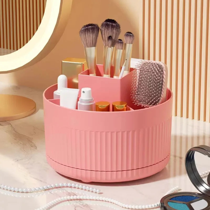 Luxe desk organizer in leerlook