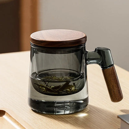 Duurzame theewaar van gerecycled glas
