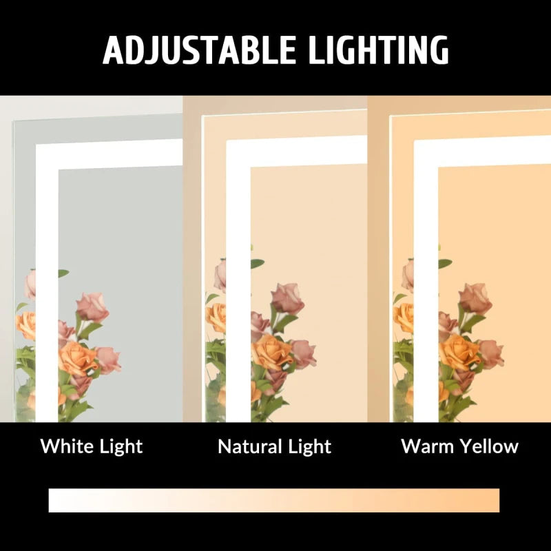 Badkamer spiegel met ingebouwde verlichting – Modern en efficiënt