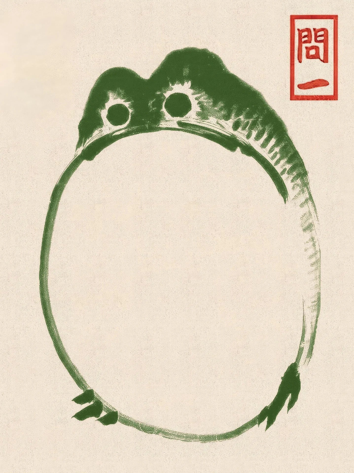 Poster met dieren in zachte kleuren