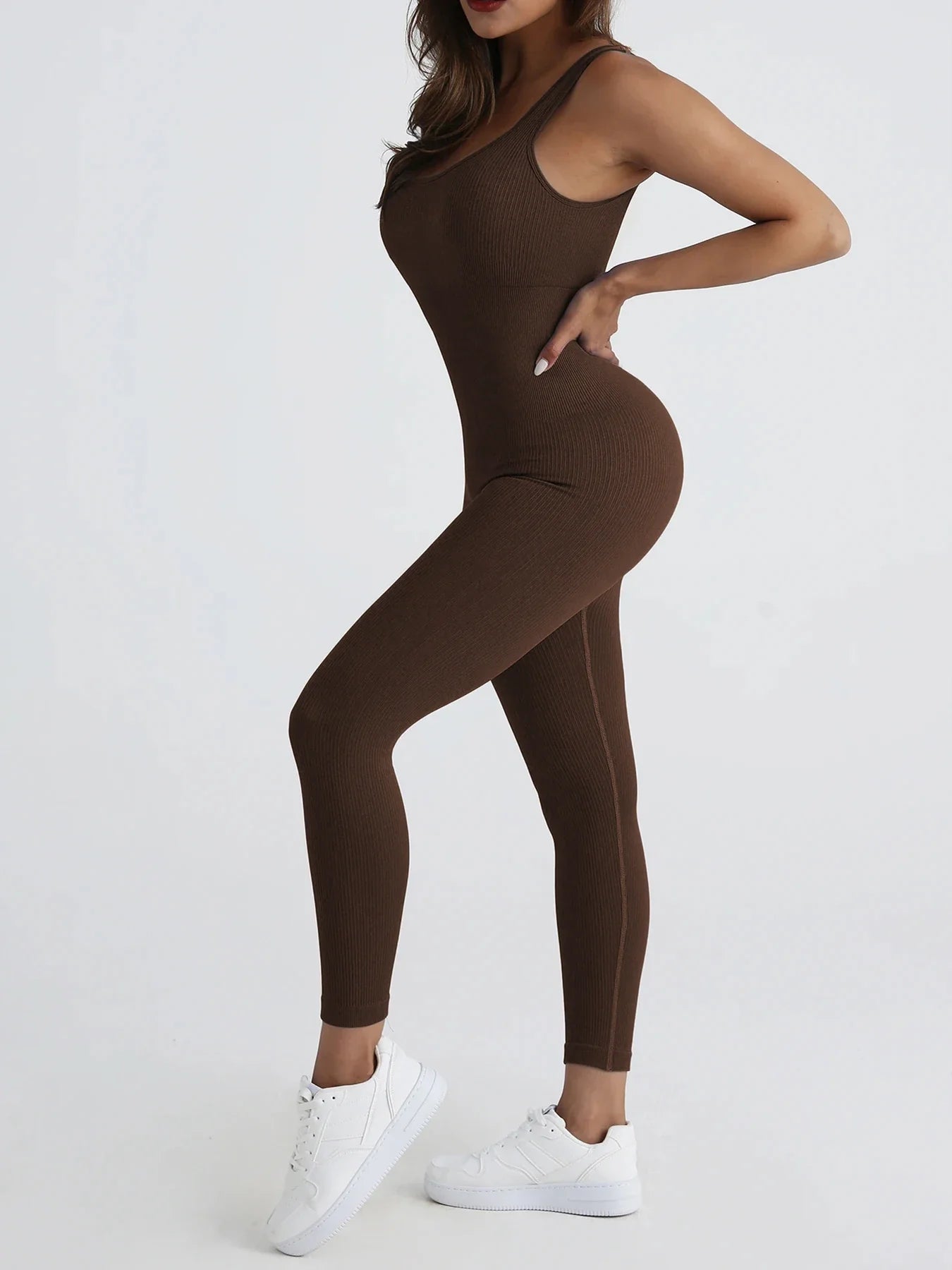 Dames yoga kleding met flexibele stof