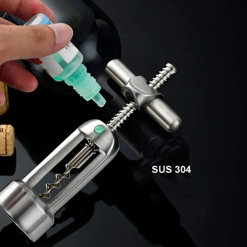 Blokker kurkentrekker met flessenopener – 2-in-1 tool