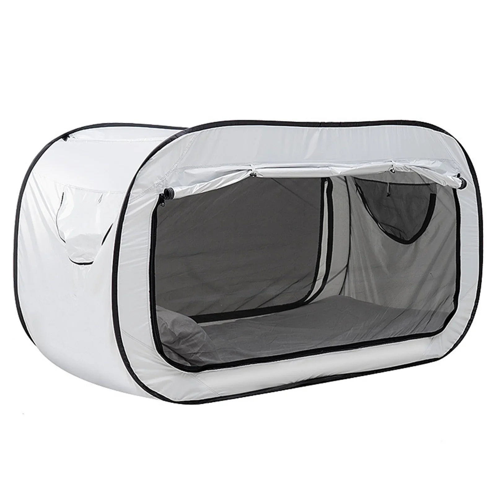 Pop-up tent met reflecterende lijnen – Veilig in het donker