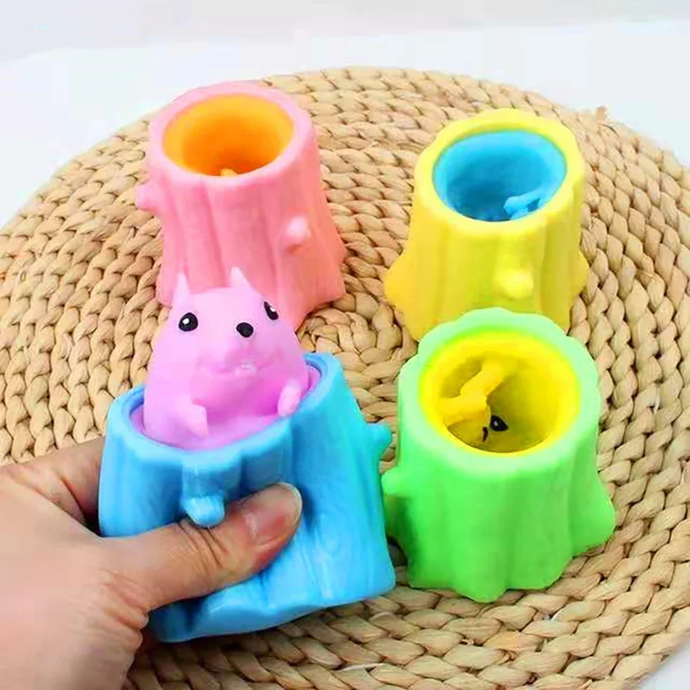 Fidget toy met draaiende ringen