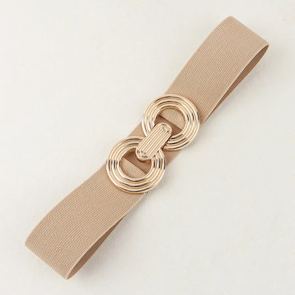Gevlochten riem in naturel kleuren
