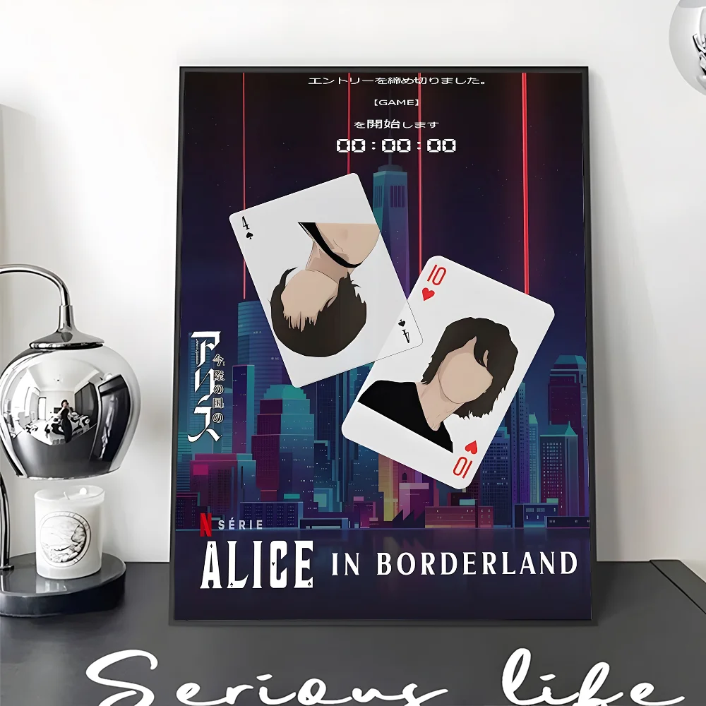 Poster met kaart van wereld of stad