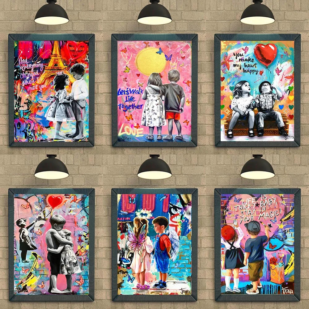 Artistieke posters voor woonkamer en hal