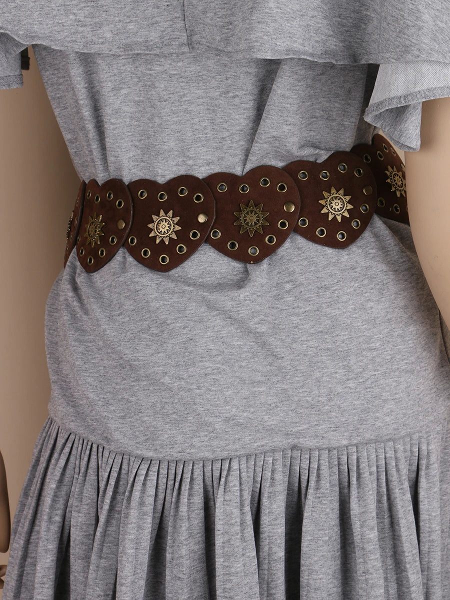 Riem met kettingeffect voor urban look
