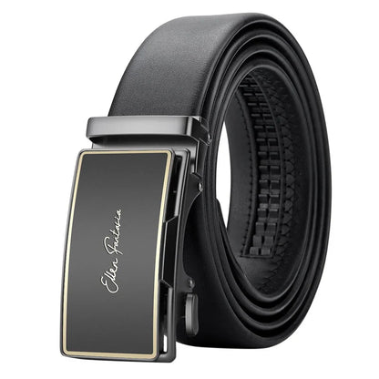 Riem heren met gespsluiting in brushed steel