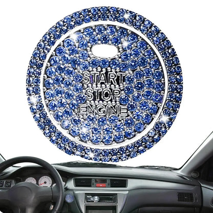 Auto stickers - Sparkling startknop stickers voor unieke uitstraling